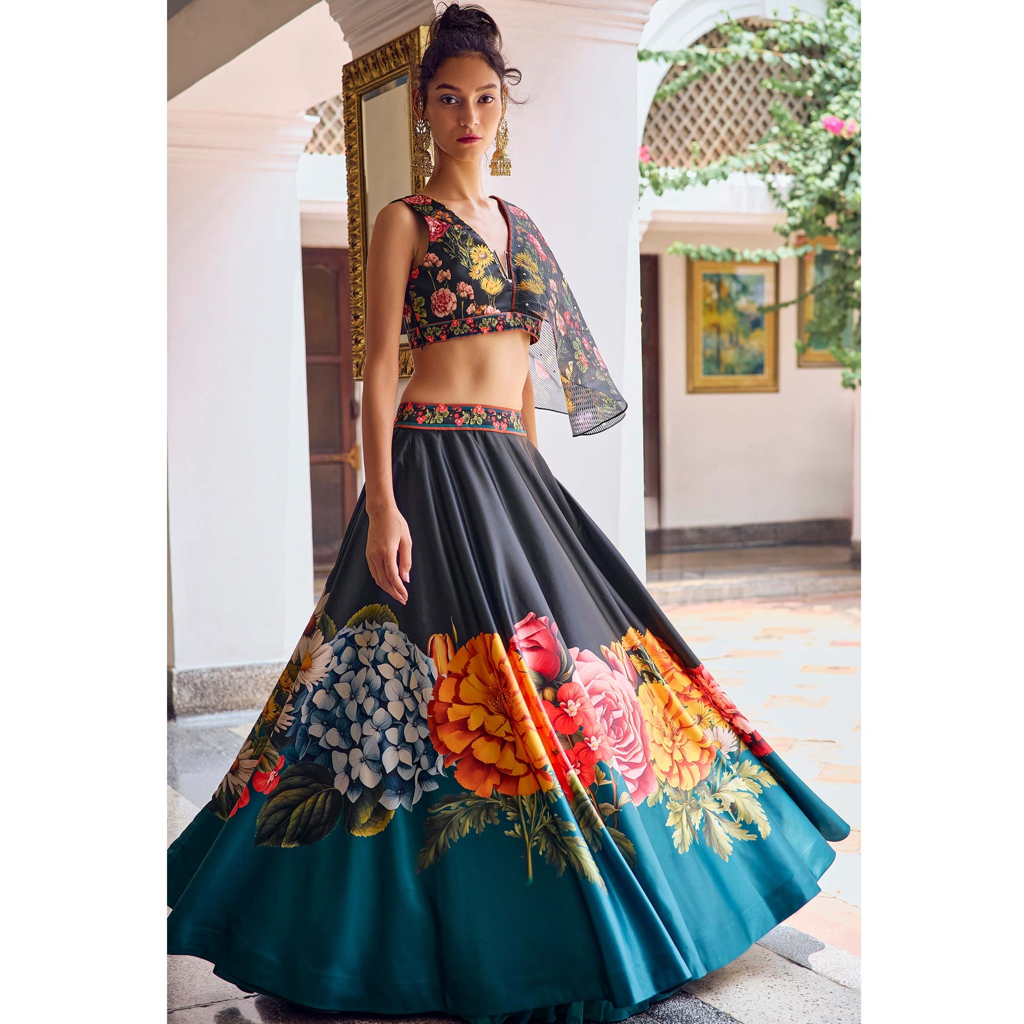 Embroidered Lehenga set