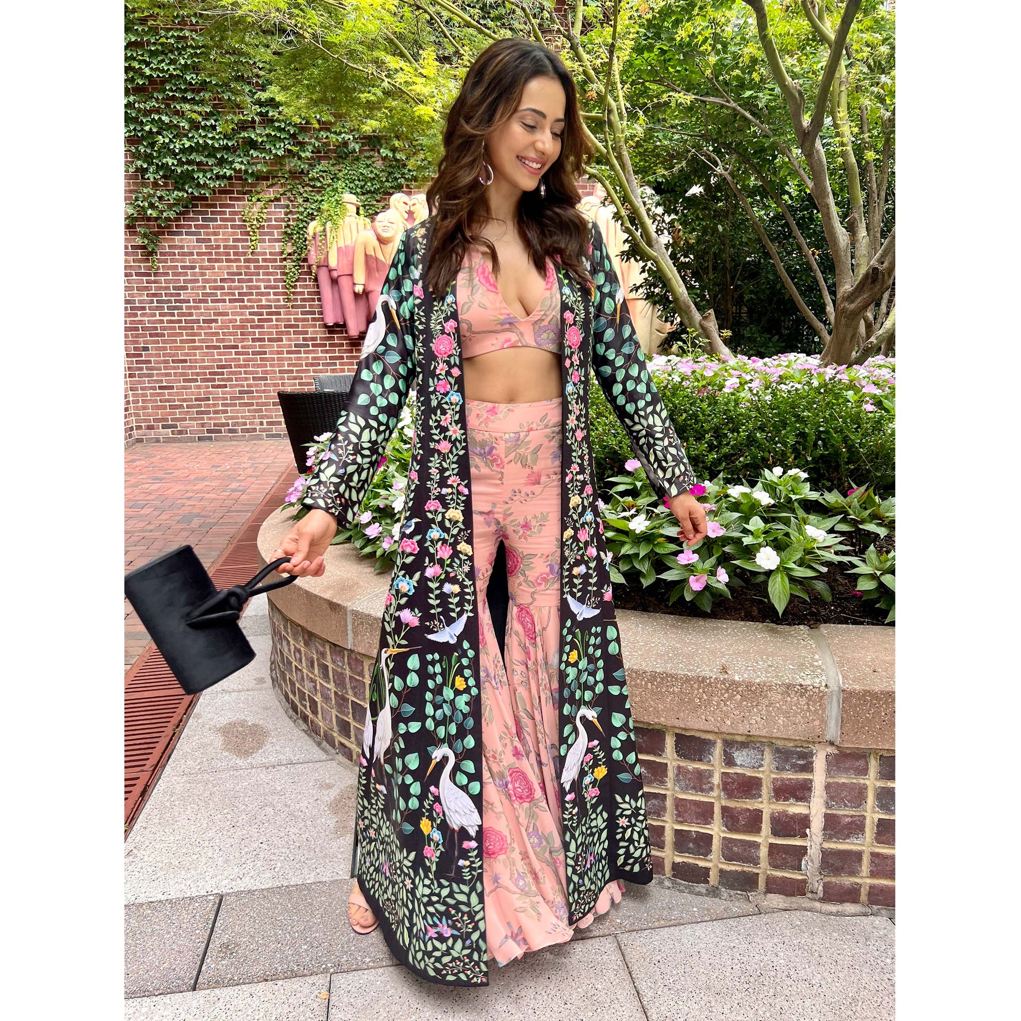 Statement Print Jacket Set